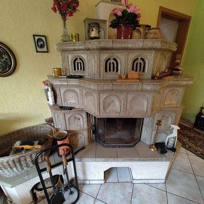 Gemütlicher Kaminbereich