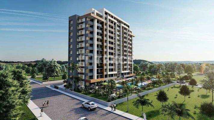 Newly-Built Apartments in a Stylish Project in Arpaçbahşiş Mersin