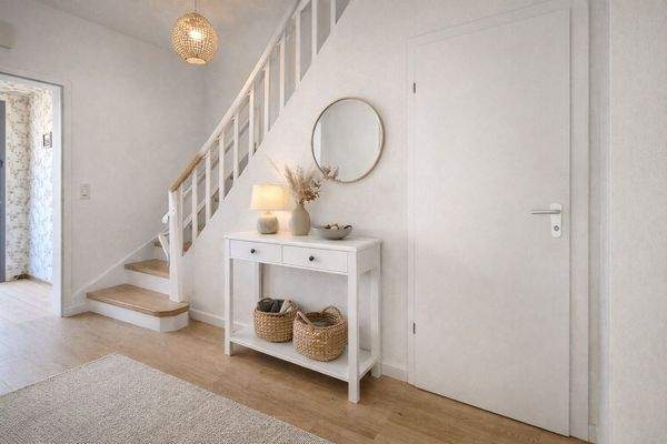 Flur Erdgeschoss illustriert