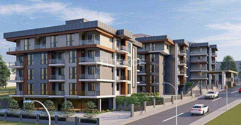 Horizontally Designed Flats in Complex with Pool in Yalova