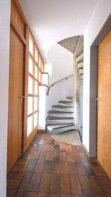 Stylische Wendeltreppe