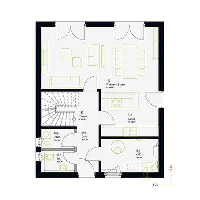 Grundriss Erdgeschoss