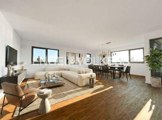 Großes Wohn- Esszimmer (Einrichtungsbeispiel)