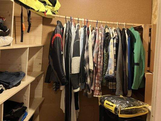 begehbarer Kleiderschrank