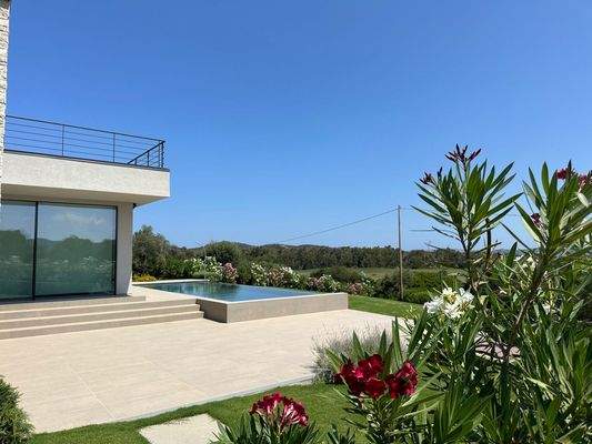 Perfekte Außenanlage