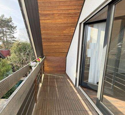 Loggia im Dachgeschoss