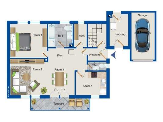 Grundriss Obergeschoss