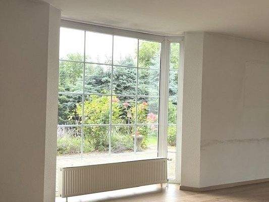 Blickin vom WZ den Garten