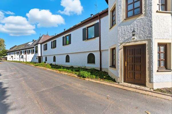 Frontansicht des Schlosses