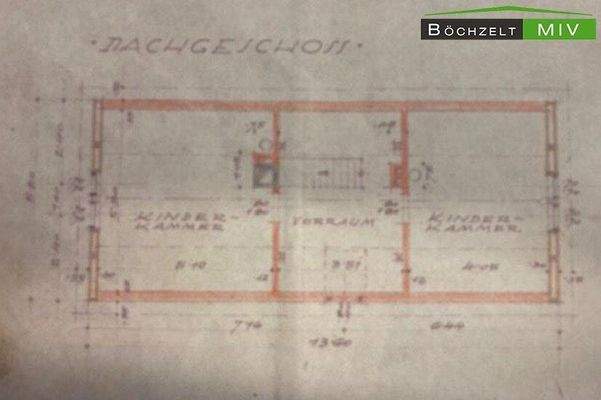 Grundriss DG (altes Wohnhaus)