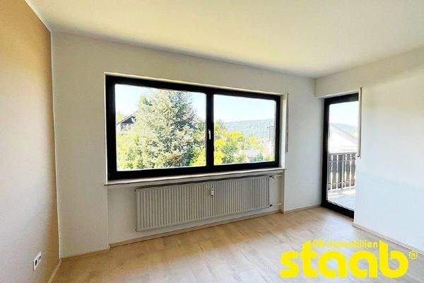 Schlafzimmer mit Balkon