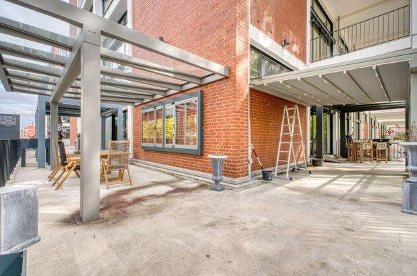 Überdachte Terrasse