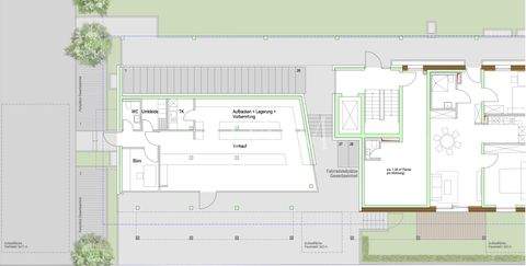 Scharnhausen Ladenlokale, Ladenflächen 