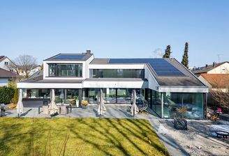 Gartenansicht vom Haus