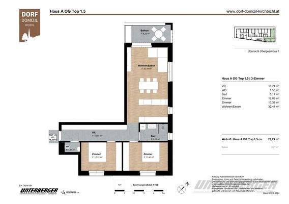 Grundriss Haus A Top 1.5