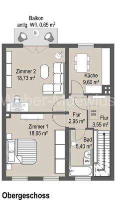 3458 Grundriss Obergeschoss