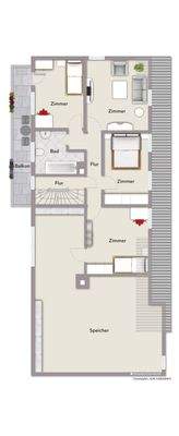 Grundriss Dachgeschoss