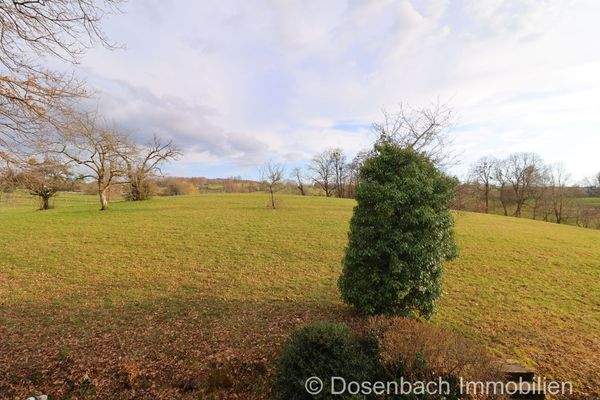 Blick auf landwirtschaftliche Fläche nach Süden