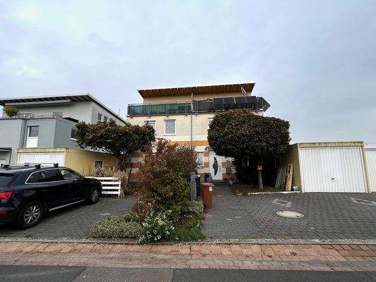 Vorderansicht Doppelhaushälfte