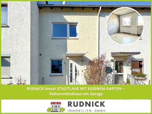 RUDNICK bietet STADTLAGE MIT EIGENEM GARTEN
