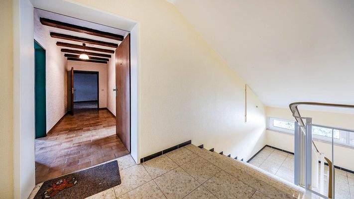 Blick ins Treppenhaus