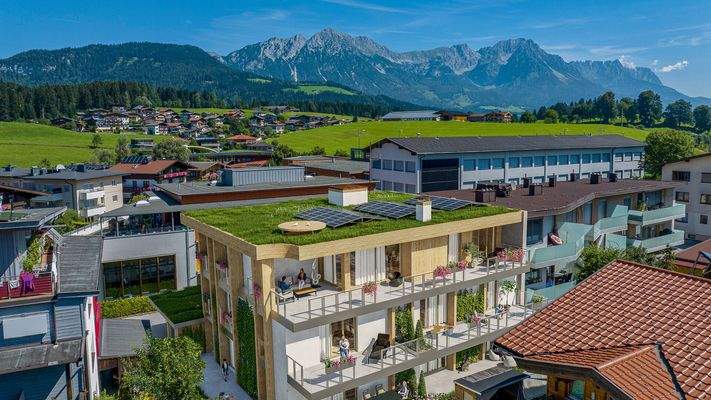 KITZIMMO-Grundstück mit Baugenehmigung für 5 Wohnungen - Immobilien Söll.