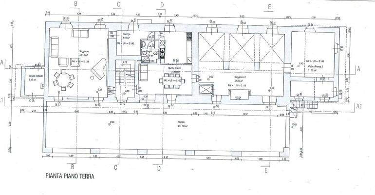 Plan des Erdgeschosses