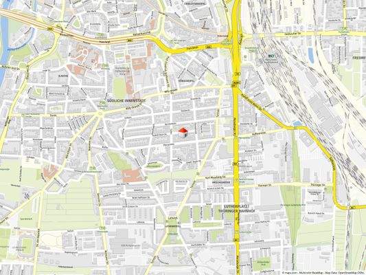 Geolyzer Kartenausschnitt