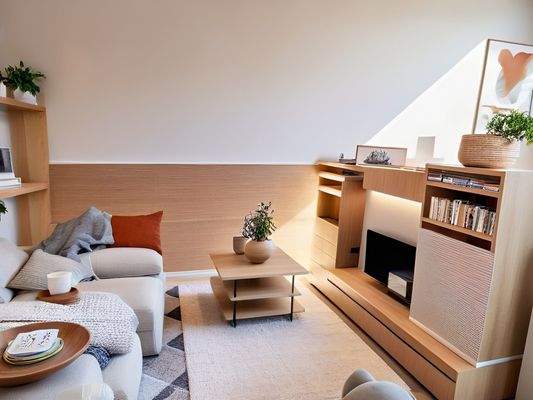 Wohnen (KI-unterstützt dekoriert)