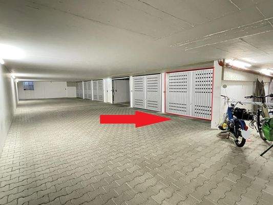Garage in der Tiefgarage