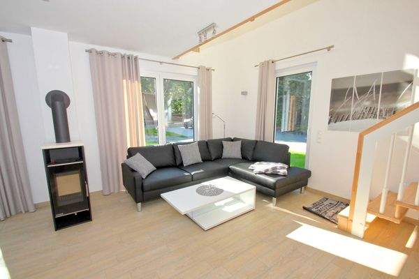 Wohnbereich mit Kamin