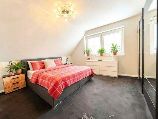 Schlafzimmer bewohnt - (KI generiert)