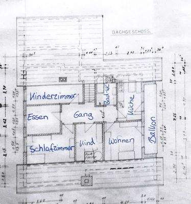 Grundriss Dachgeschoss