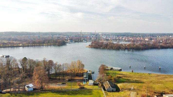 Umgebungsbild Aussicht Drohnenaufnahme über dem Gr