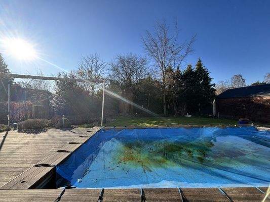 Pool in Winterpause