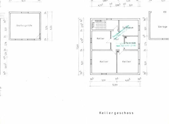 Grundriss Kellergeschoss
