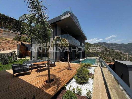 Panoramic Sea View Smart Villas in Alanya Tepe