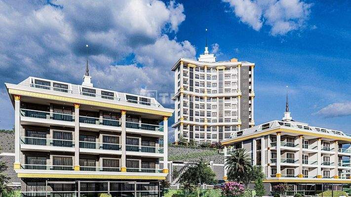 Sea View Flats within Nature in Alanya Mahmutlar