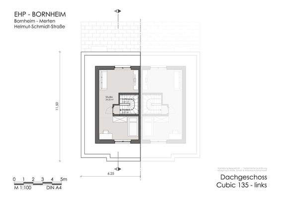 Grundriss Cubic 135 DG Links