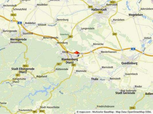 Geolyzer Kartenausschnitt