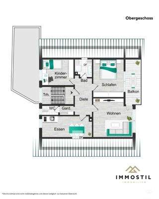 Obergeschoss Grundriss