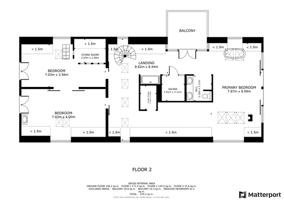 Grundriss 2. Obergeschoss