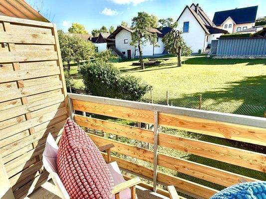 Der Blick von Ihrem Balkon