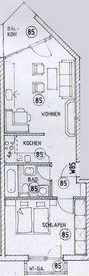 Grundriss WHG 85