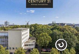 Blick von der Süd-Loggia auf die Innenstadt & Wallanlagen
