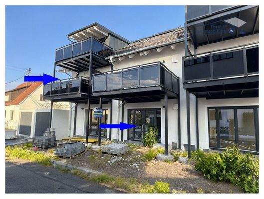 Wohnungen im EG und im OG