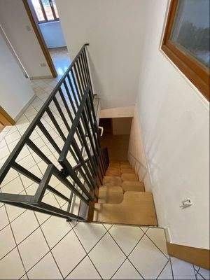 Treppenabgang ins Untergeschoss