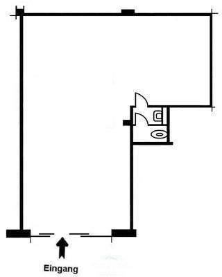 Grundriss ohne Trennwände