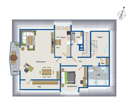Grundriss - Obergeschoss