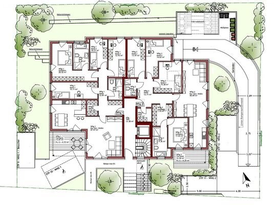 Freiflächenplan